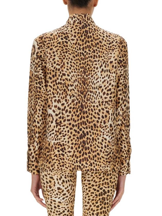 OCELOT PRINT SHIRT - ROBERTO CAVALLI - BALAAN 3