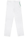 Summer stretch slim fit pants men WHITE - TRIMERE - BALAAN 2