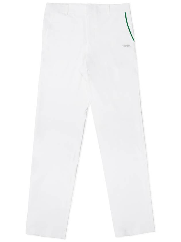 Summer stretch slim fit pants men WHITE - TRIMERE - BALAAN 2