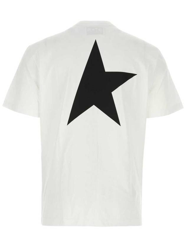 Star Collection Logo Short Sleeve T-Shirt White - GOLDEN GOOSE - BALAAN 3