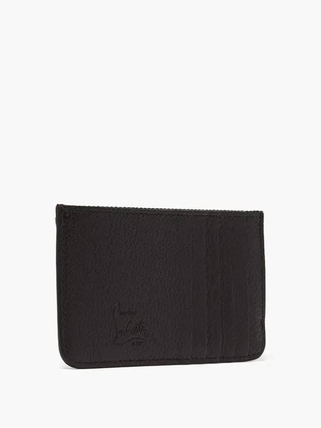 Credilou Spike Card Wallet Black - CHRISTIAN LOUBOUTIN - BALAAN 4