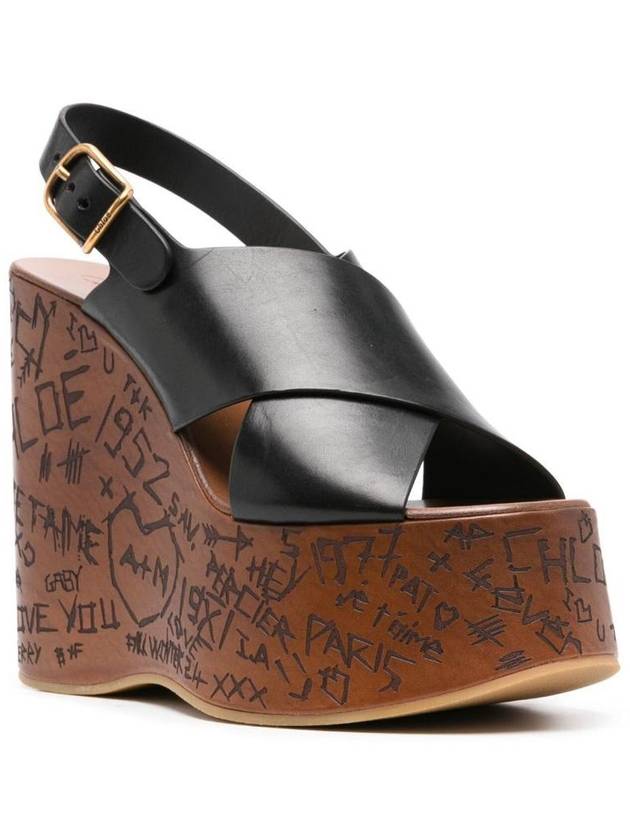 Chloé Maxime Wedge Sandals Shoes - CHLOE - BALAAN 2