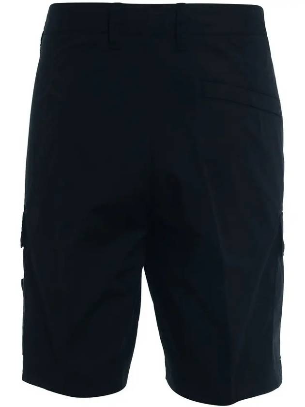 Cargo Bermuda Shorts Navy - STONE ISLAND - BALAAN 4