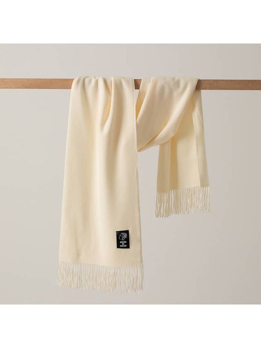 plain muffler ivory - RECLOW - BALAAN 2