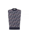 Jacquard Knit Vest Purple - DIOR - BALAAN 2