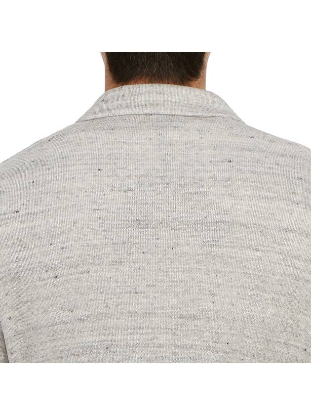 Men's Double Breasted Cardigan Gray - RVR LARDINI - BALAAN 8