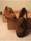 Miguel Suede Tassel Loafer Brown - FLAP'F - BALAAN 2