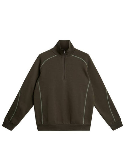 Men's Canter Quarter Zip Sweatshirt Forest Green - J.LINDEBERG - BALAAN 2