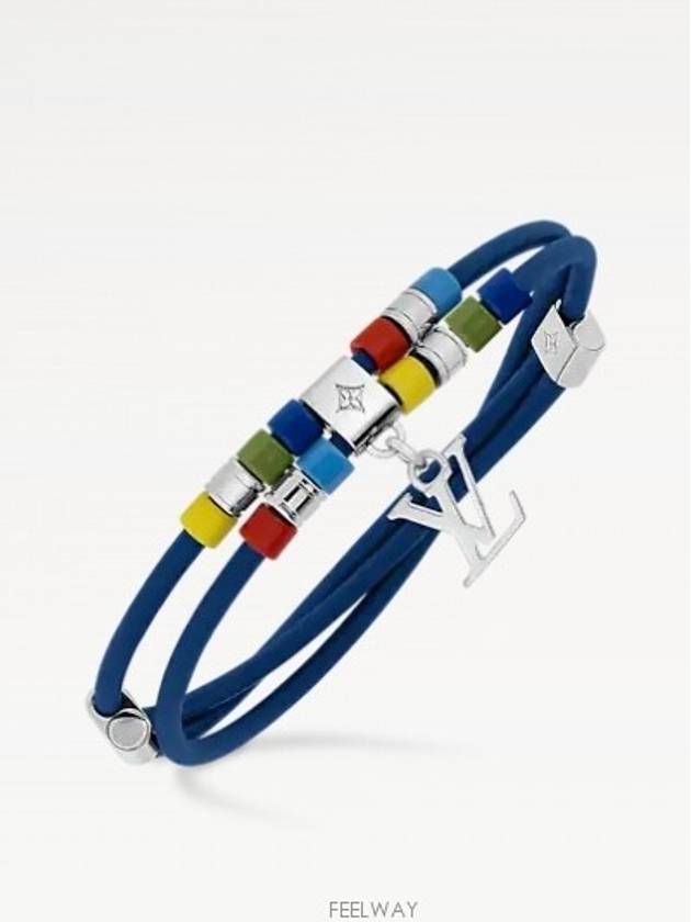 Monogram Play Bracelet Blue - LOUIS VUITTON - BALAAN 3