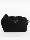 Brique Saffiano Leather Cross Bag Black - PRADA - BALAAN 2