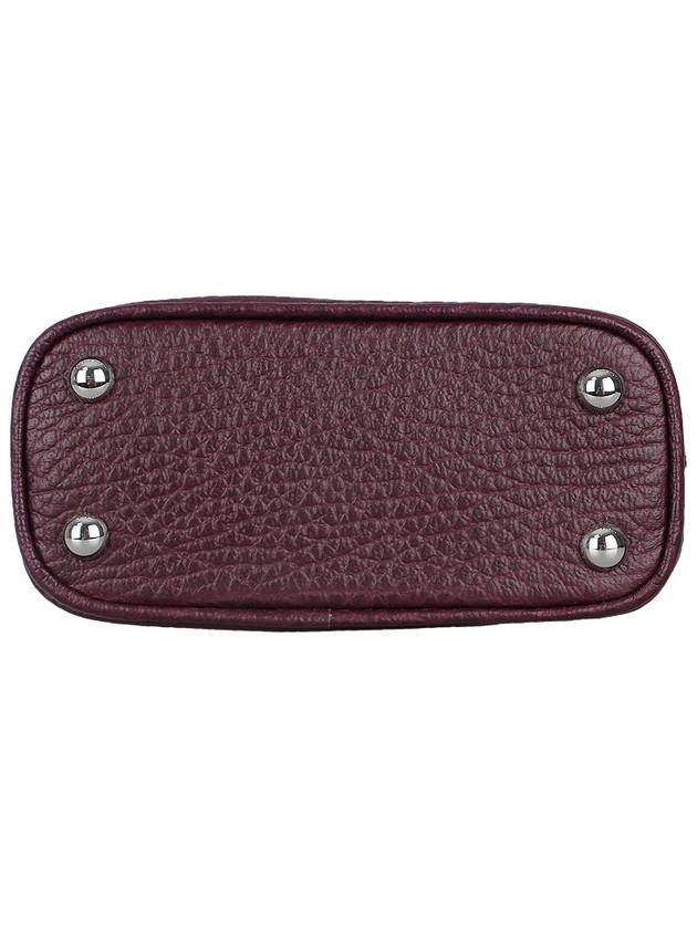 5AC Classic Baby Shoulder Bag Bordeaux - MAISON MARGIELA - BALAAN 8