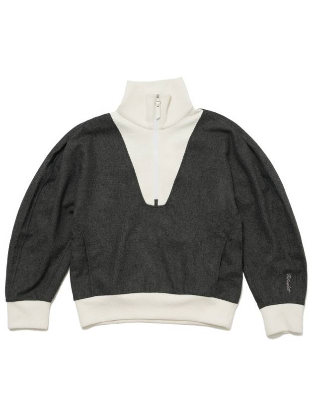 Raglan sleeve half zip up t shirt MG - BLUDOT - BALAAN 2