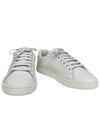 Embroidered Logo Tennis Low Top Sneakers White Pristine - PALM ANGELS - BALAAN 3