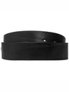 B 1DR Leather Belt Black - DIESEL - BALAAN 4