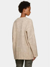 Mid Line Mohair V-Neck Cardigan Antique White - OUR LEGACY - BALAAN 6