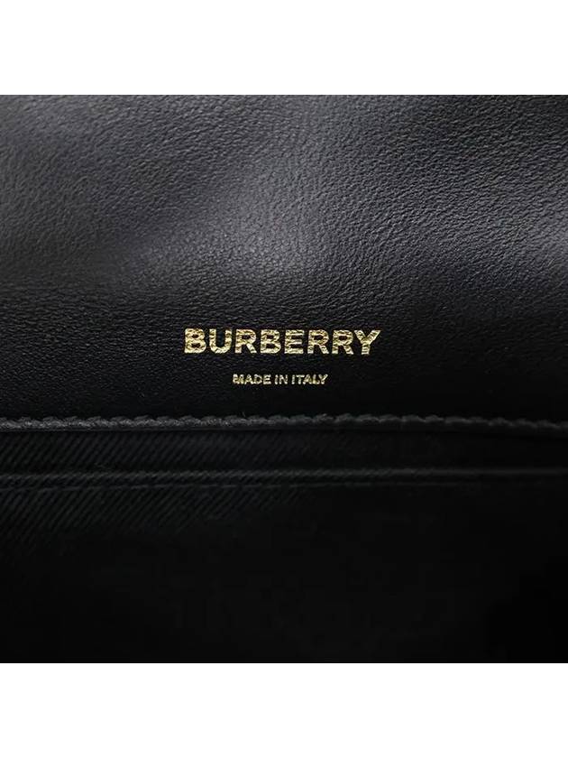 Quilted Lula Mini Leather Cross Bag Black - BURBERRY - BALAAN 10