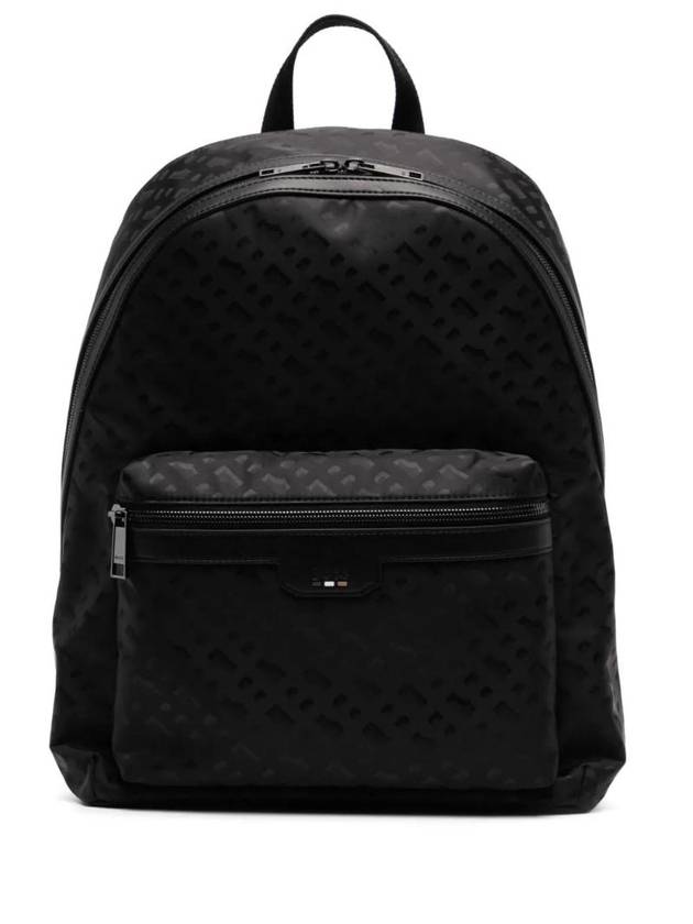 Trystan Monogram Backpack Black - HUGO BOSS - BALAAN 1