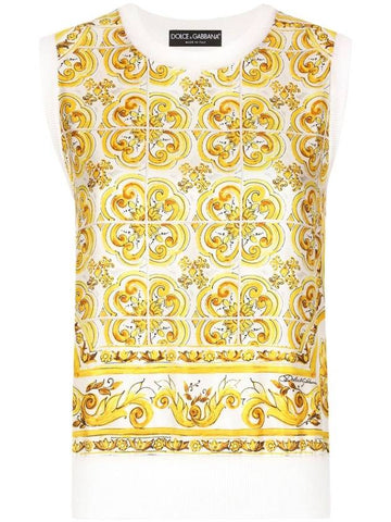 Dolce & Gabbana Top Yellow - DOLCE&GABBANA - BALAAN 1