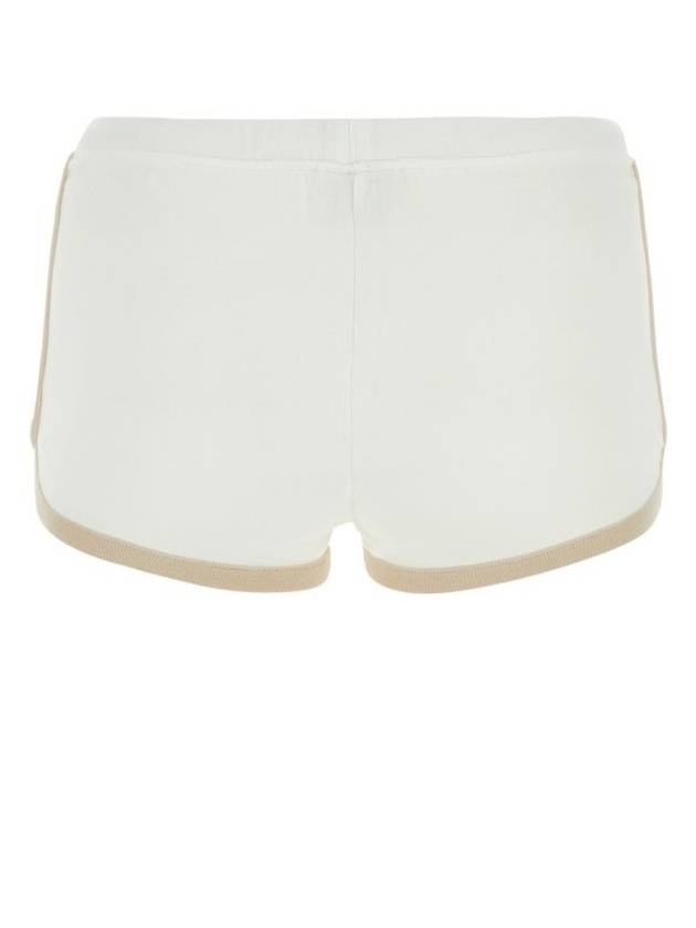 Contrast logo patch short pants - COURREGES - BALAAN 2