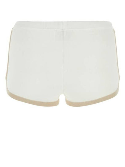 Contrast logo patch short pants - COURREGES - BALAAN 2