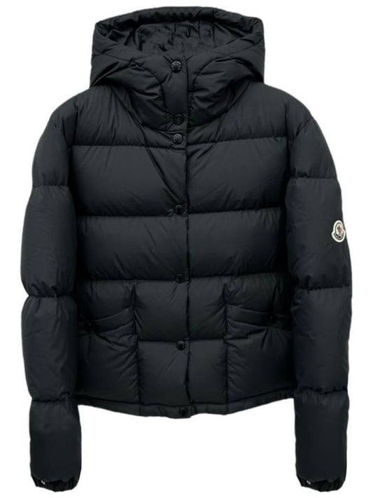 Ebre Logo Down Short Padding Black - MONCLER - BALAAN 2