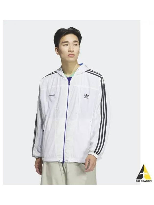 adidas x YESEYESEE Reversible Jacket White Blue JN5817 - ADIDAS - BALAAN 1