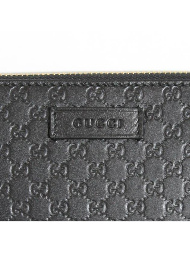 Microshima Zipper Long Wallet Black - GUCCI - BALAAN 5