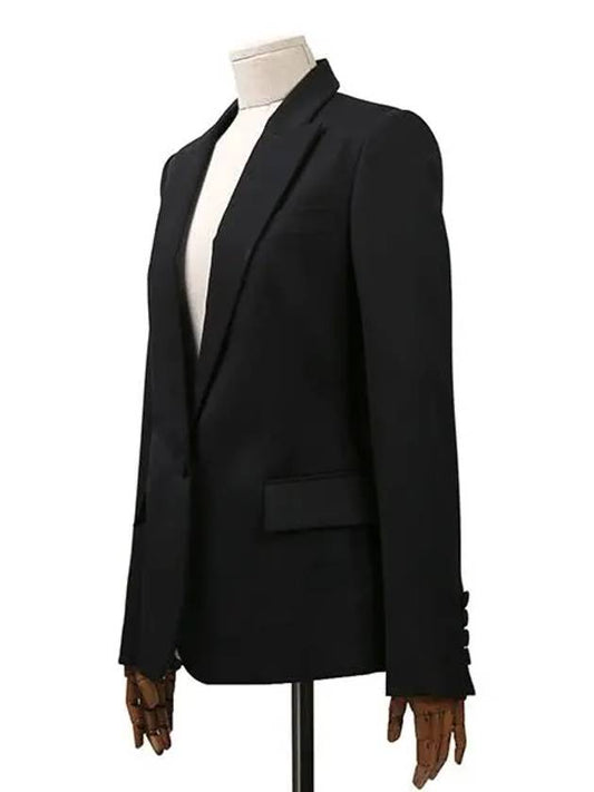 Stella McCartney INGRID tuxedo jacket black 457137 SFB18 1000 - STELLA MCCARTNEY - BALAAN 2