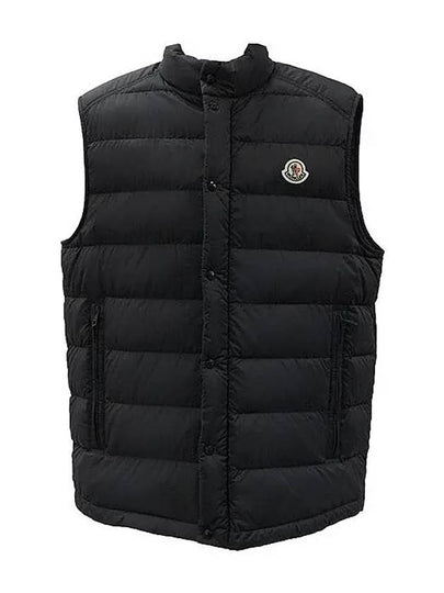 Logo Down Vest Black - MONCLER - BALAAN 2