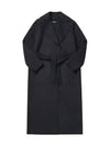 2390161033600 008 POLDO Belted Wool Women s Coat - MAX MARA - BALAAN 1