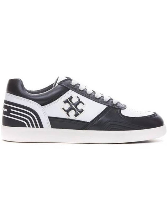 Clover Court Low Top Sneakers Purity Perfect Black - TORY BURCH - BALAAN 1