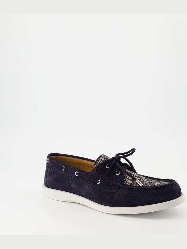 Granville Suede Boat Navy - DIOR - BALAAN 2