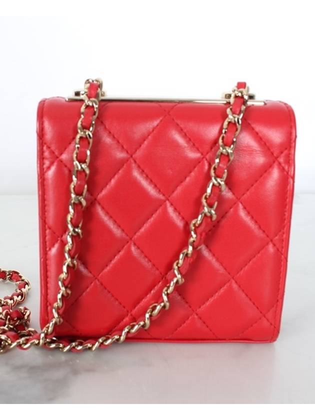 Trendy CC Classic Mini Gold Red - CHANEL - BALAAN 6