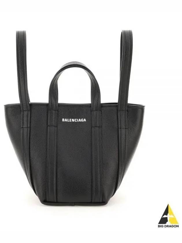 Everyday XS Grained Calfskin Shoulder Tote Bag Black - BALENCIAGA - BALAAN 2