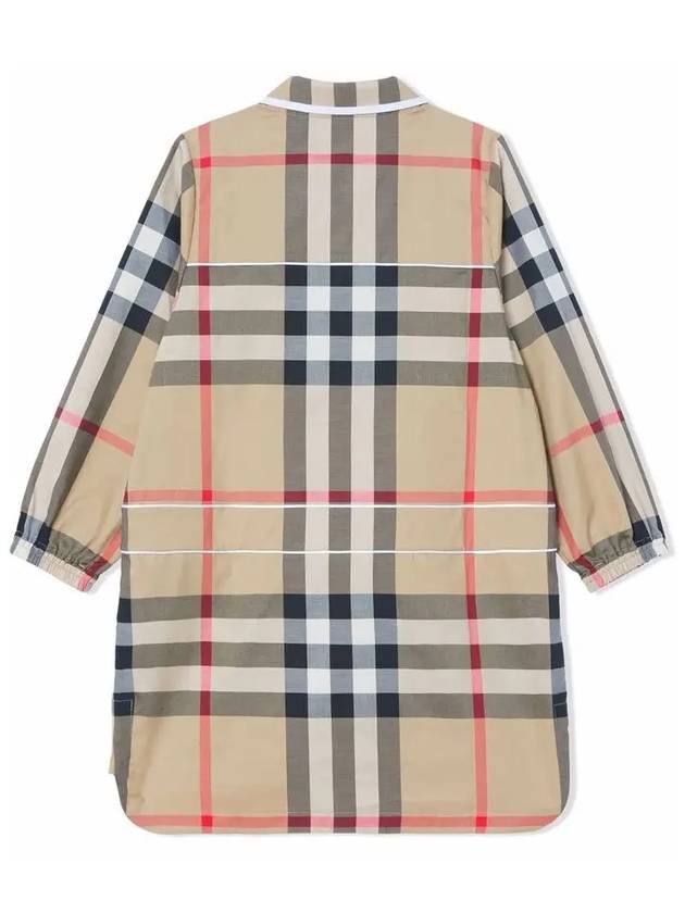 Kids Check Dress Archive Beige 8047445 - BURBERRY - BALAAN 3