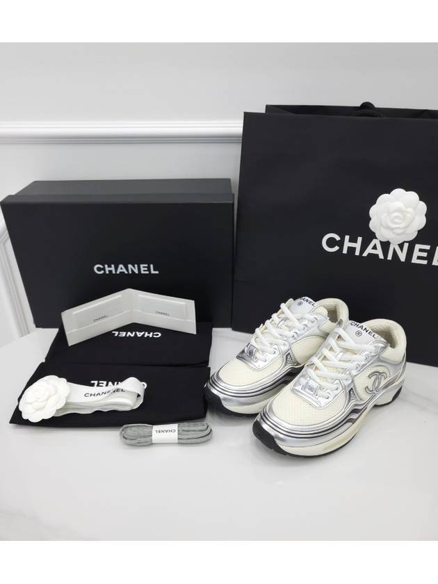 CC Logo Shasix Cruise Sneakers 35 G39792 - CHANEL - BALAAN 7