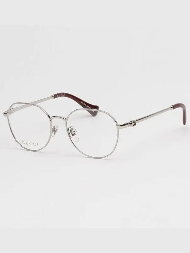 Eyewear Round Frame Eyeglasses Silver - GUCCI - BALAAN 6