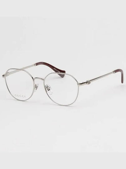 Eyewear Round Frame Eyeglasses Silver - GUCCI - BALAAN 2