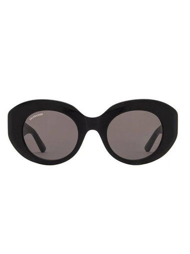 Eyewear Oval Frame Sunglasses Black - BALENCIAGA - BALAAN 1