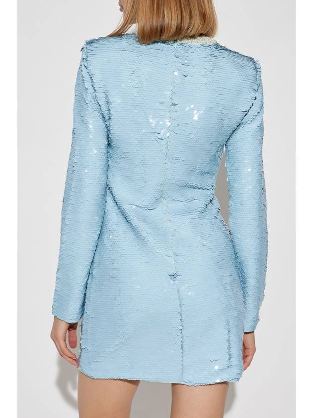 Self Portrait Sequin Dress, Women's, Light Blue - SELF PORTRAIT - BALAAN 4