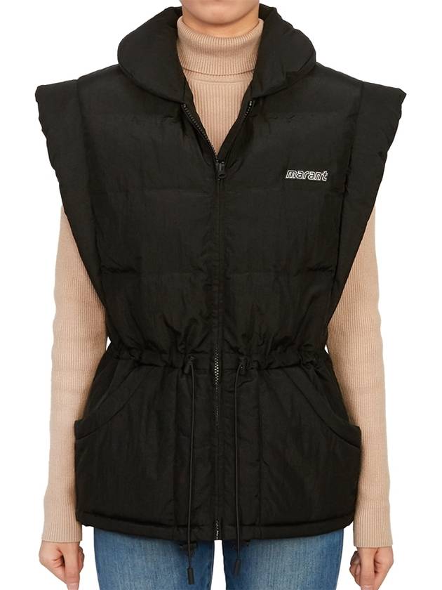 Women's Toby Padded Vest Black - ISABEL MARANT - BALAAN 3