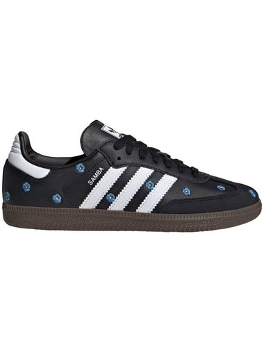 Samba OG Floral Low Top Sneakers Core Black - ADIDAS - BALAAN 1