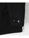 Wappen Patch Single Breasted Jacket Black - STONE ISLAND - BALAAN 11