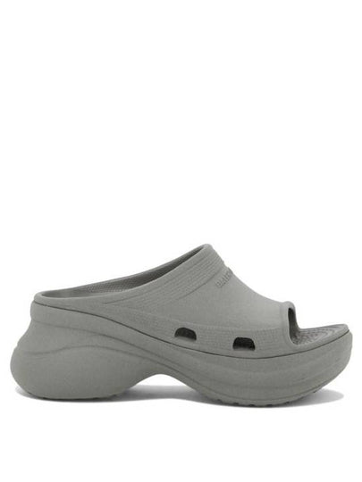 Pool Platform Slipper Grey - BALENCIAGA - BALAAN 2