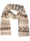 22FW Maura Nordic Pattern Alpaca Muffler 57461124 004 - MAX MARA - BALAAN 2