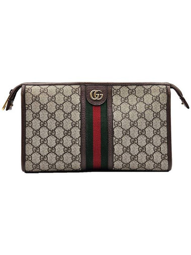 Gucci 598234 GG Supreme Canvas WEB Ophidia Cosmetic Case Pouch - GUCCI - BALAAN 1