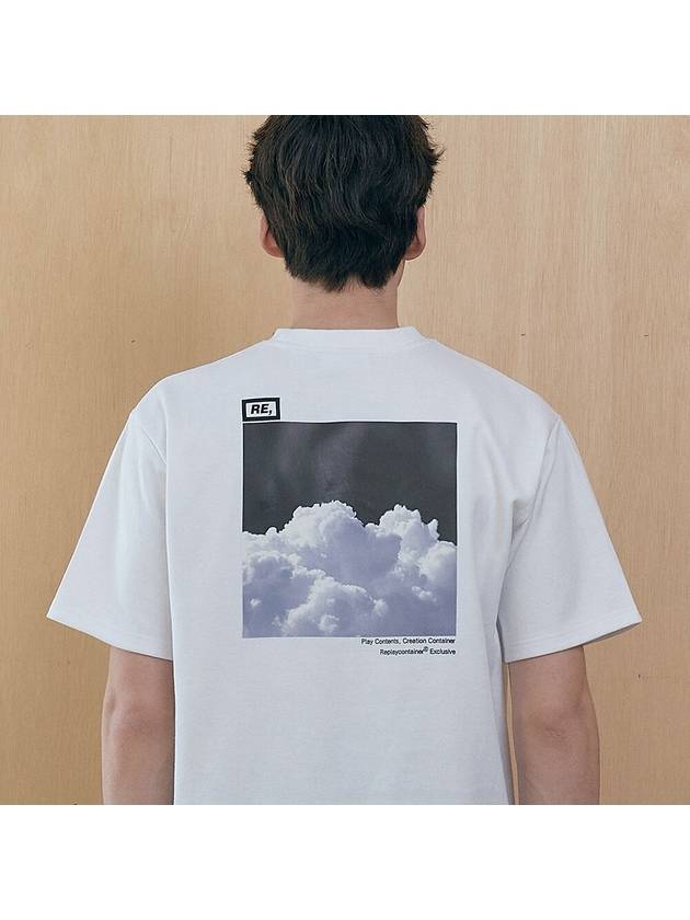 RE square campaign half tee cloud - REPLAYCONTAINER - BALAAN 1