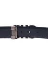 Reversible Gancini Leather Belt Black Navy - SALVATORE FERRAGAMO - BALAAN 7