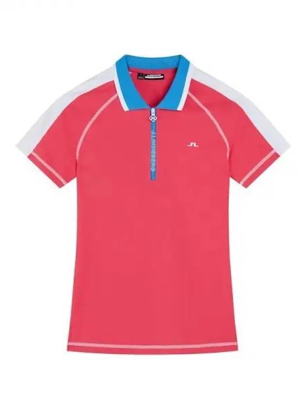 Golf Women s Short Sleeve T shirt Courtney Polo Pink Domestic Product GR5Y24071185677 - J.LINDEBERG - BALAAN 1