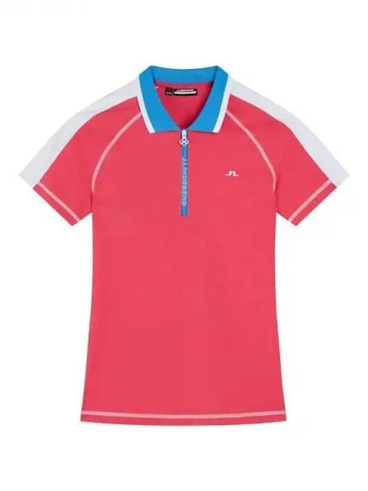 Golf Women s Short Sleeve T shirt Courtney Polo Pink Domestic Product GR5Y24071185677 - J.LINDEBERG - BALAAN 1